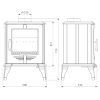 Чугунная печь KAWMET P8 EСO, 8 кВт