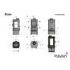 Чугунная печь Ravan Elara 10 кВт