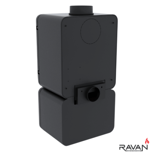 Чугунная печь камин Ravan Savana 8 кВт