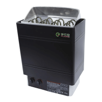 Электрокаменка EcoFlame AMC 90 D + пульт CON4
