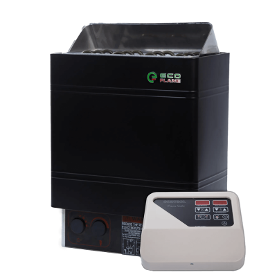 Электрокаменка EcoFlame AMC 60 D + пульт CON4 5-9м³