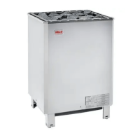 Электрокаменка для сауны HELO SKLE 1501 хром, 14-24м³